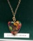 Heather Gems From Scotland Heart Pendant and Sterling Chain