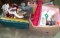 2 Christmas Boxes- Angel, Candles etc