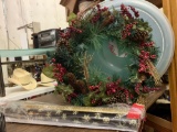 Wreath with Container and New Wrapping Paper