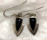Sterling silver Onyx Earrings