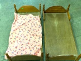 2 Vintage Doll Beds