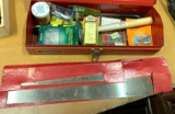 Tool Box and Contents- Craftsman Key Hole/Hack Saw Blades