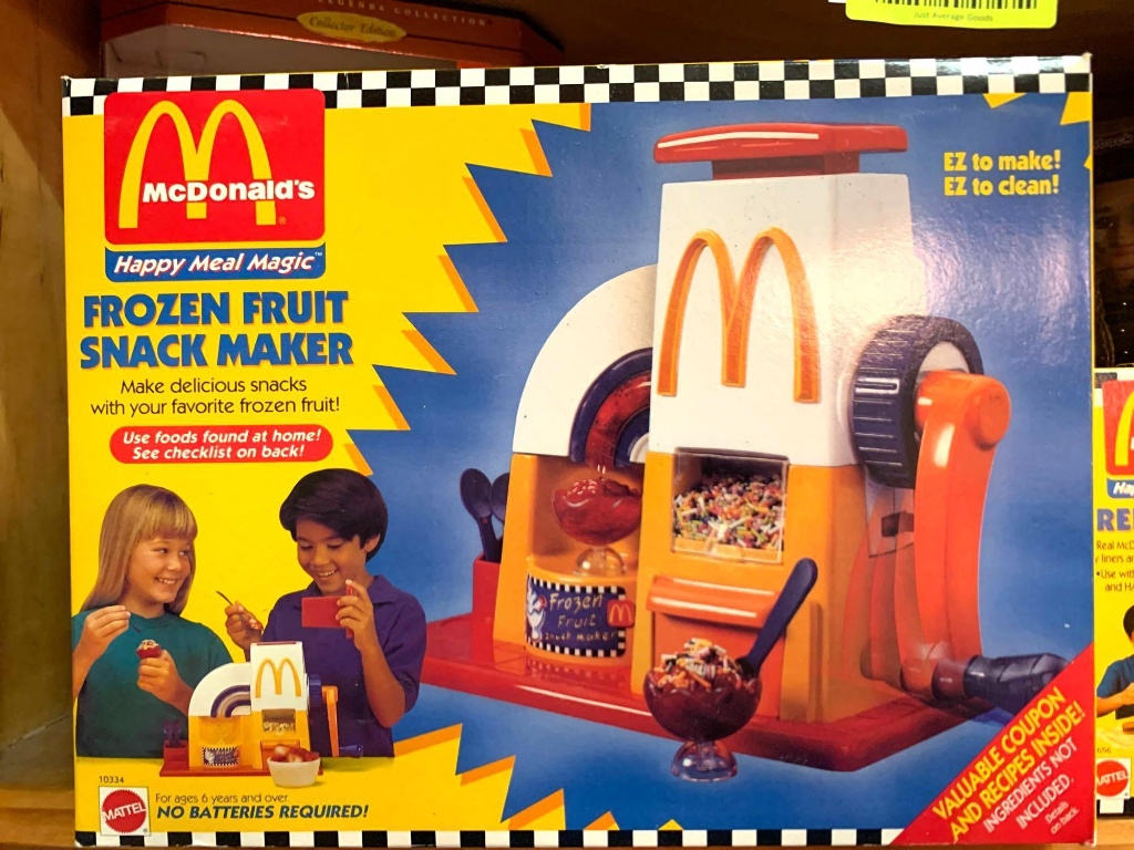 mcdonalds happy meal snack maker