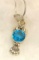 2ct Sterling Silver Blue Topaz 1 1/3