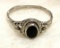 Sterling Silver Onyx Ring Size 8