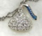 Sterling Silver Hershey Kiss Pendant and chain