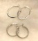 2 Pairs of Sterling Silver Earrings