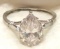 Sterling Silver CZ Ring Size 12
