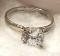 Sterling Silver Cz Ring Size 6