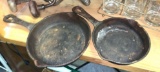 2 Cast Iron pans