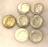 7 Silver Dimes 1959-1964