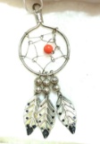 Dream catcher on Sterling Silver chain