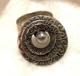 Sterling Silver Rotating Ring Size 9