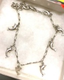 Sterling Silver Dolphin Bracelet