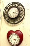 2 Wall Clocks- Working