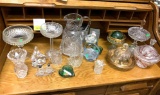 Large Lot of Glass and Crystal