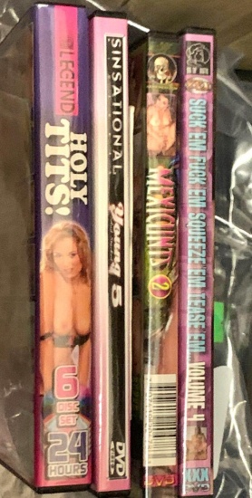 lot of Adult DVD's