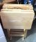 4 Tv Trays On Stand