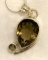 8ct Sterling Silver Smoky Topaz 1 1/3