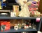 Christmas Lot- Bells, Glass Nativity, Scent Ball and More