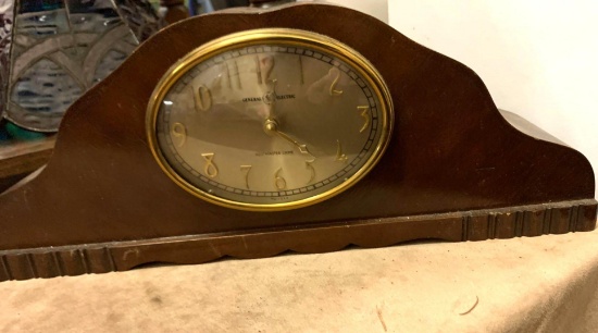 GE Westmister Chime Mantle Clock Gutted and Now is Battery Operated Inside- Works