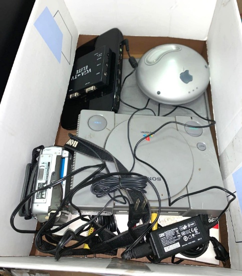 Lot of Electronics- Sony Playstation, Air Port Base Station, Cannon Video Camera etc