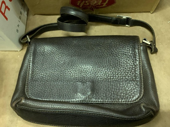 Brown Leather Coach Purse