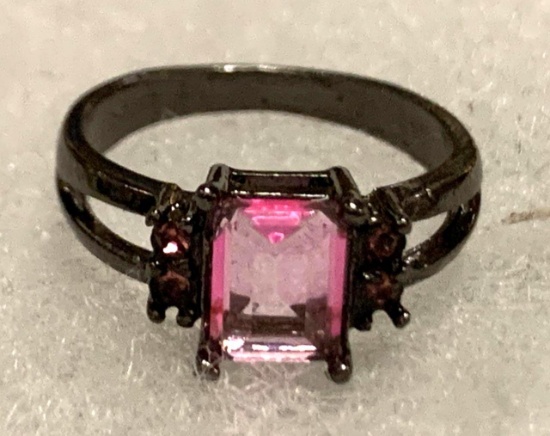 Pink Sapphire Ring Size 8
