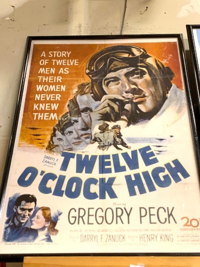 Framed Twelve o Clock High Poster