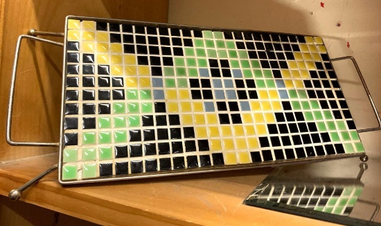 1950's Mosaic Tile Tray