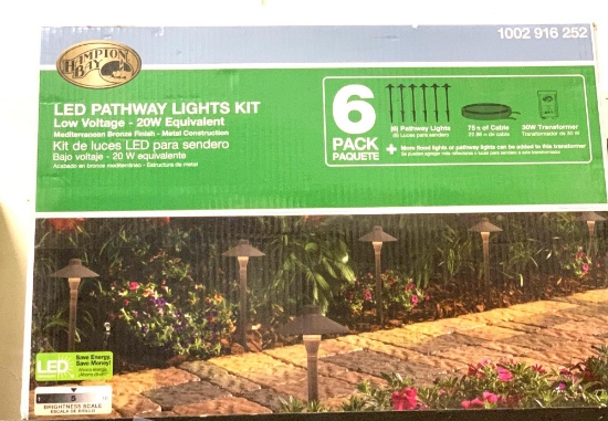 New Hampton LED Pathway Lights 6 pack
