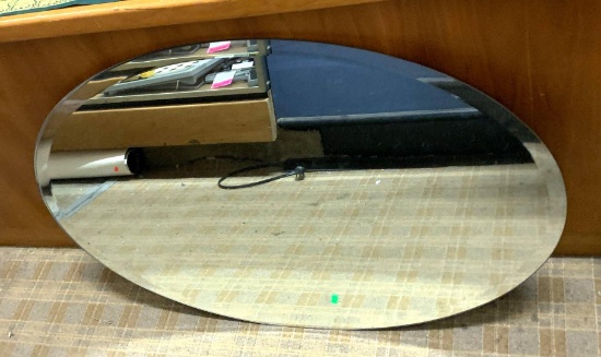 Two Oval Mirrors 32" x 24"