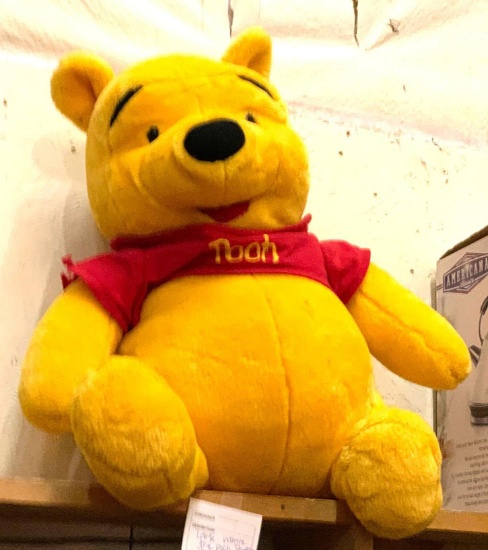 Large Winnie the Pooh Stuffed Animal (Shirt has a Small Rip)