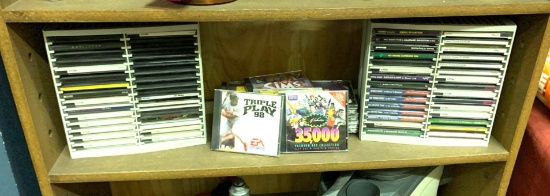 Large Lot of Cd's, PC Games, Software Etc