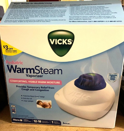 Vicks Warm Steam Vaporizer
