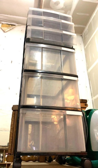 Multi- Drawer Wheeled Storage center