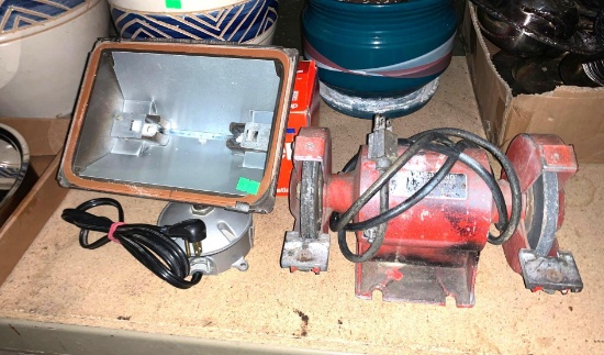 Work Light and Grinder