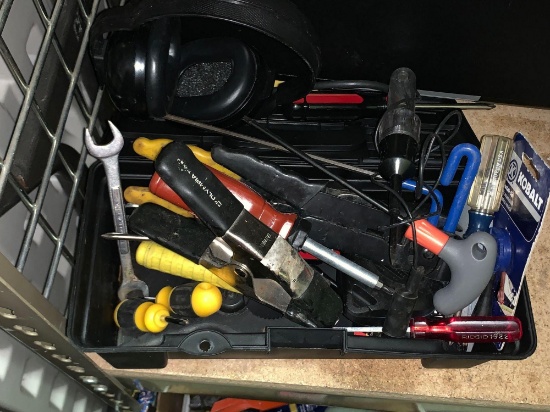 Tool Box with Tools- Some Craftsman, Some Rigid, Some Kobalt etc