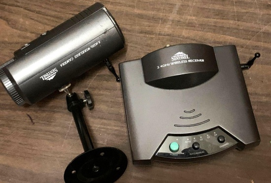 Home Sentinel Camera and receiver- No Power Cord