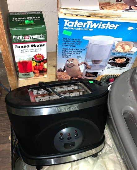Presto Tater Twister, West Bend Toaster and Turbo Mixer