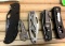 5 Assorted folding Knives