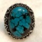 Natural Turquoise Ring Size 7.5