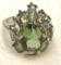 Light Green Amethyst Ring Size 6