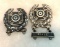 2 Sterling Military Marksman Pins