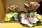 2 Capodimonte Flowers Made in Italy