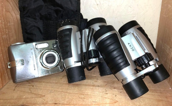 2 Vivitar Binoculars and Kodak Camera