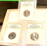 3 Graded Quarters 2000, 2001 and 2002
