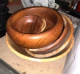 Lot of Wood Bowls