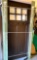 Brand New 6 Lite Craftsman Stained Chestnut Mahogany right-Hand Inswing Fiberglass Prehung Door
