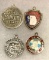 4 Sterling silver Charms